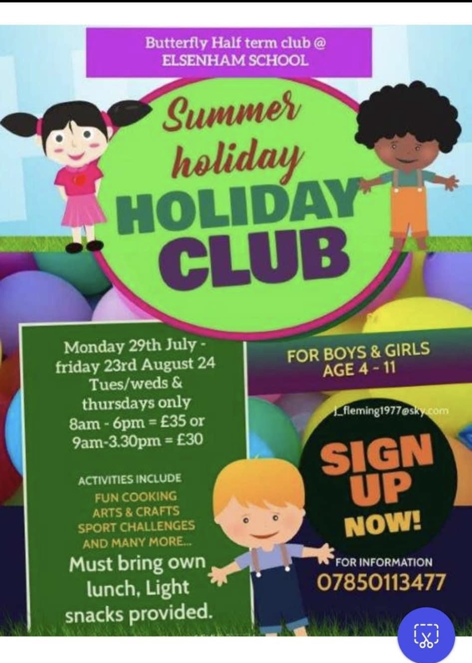 Summer Holiday Club