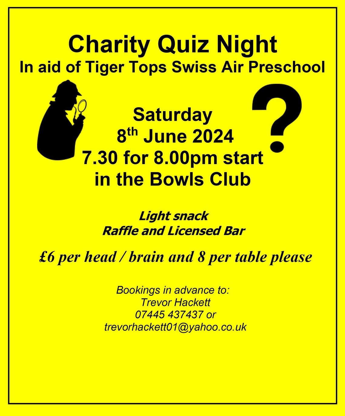 Charity Quiz Night